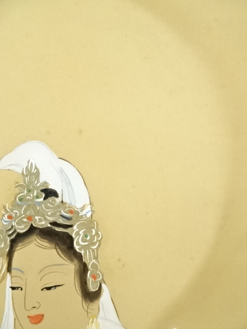 絹本墨画白衣観音図〈正悟筆／〉 文化遺産オンライン APR103 掛軸 藤憲